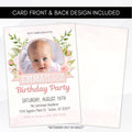 1/2 birthday invitation